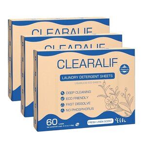 CLEARALIF Laundry Detergent Sheets (180 loads)